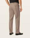 Back view of model wearing Timber Wolf Signature Iron Free Khakis, Straight Fit with Stain Defender®.