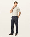 Front view of model wearing Steelhead Signature Iron Free Khakis, Relaxed Fit with Stain Defender®.
