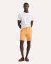 View of model wearing Apricot Tan Ultimate 9.5
