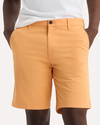 View of model wearing Apricot Tan Ultimate 9.5
