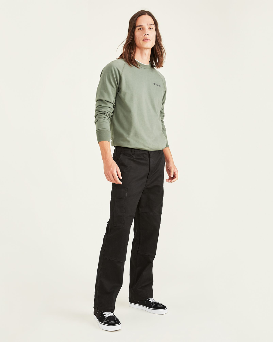 Relaxed Fit Cargo trousers - Black - Men
