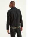 Back view of model wearing Beautiful Black Dockers® x Jon Rose Collection Work Jacket.