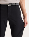 View of model wearing Beautiful Black Go Activeflex Chino, Slim Fit.