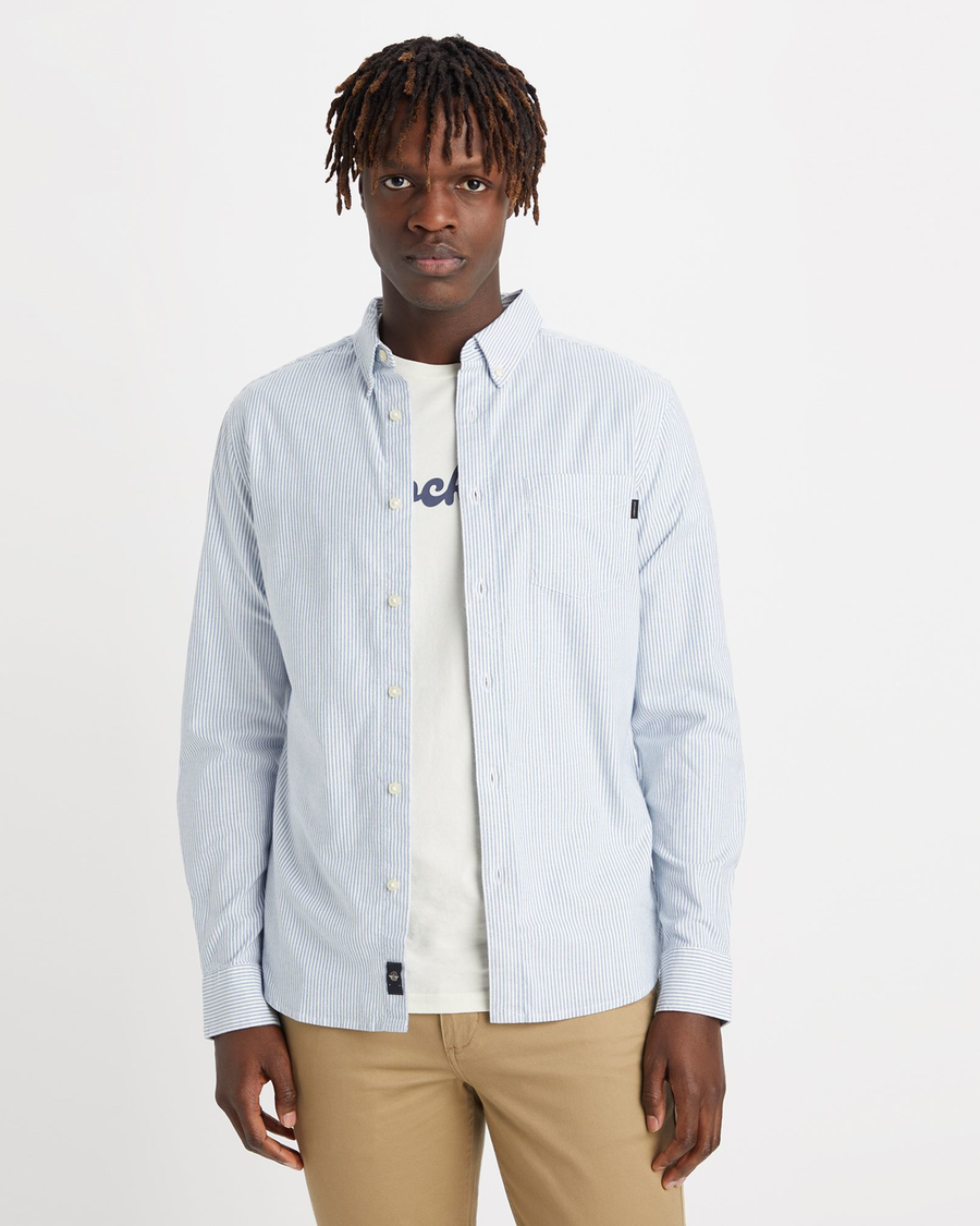 Stretch Oxford Shirt, Slim Fit – Dockers® - Main Image