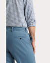 View of model wearing Bering Sea Signature Iron Free Khakis, Straight Fit with Stain Defender®.