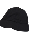 View of  Black Bucket Hat.