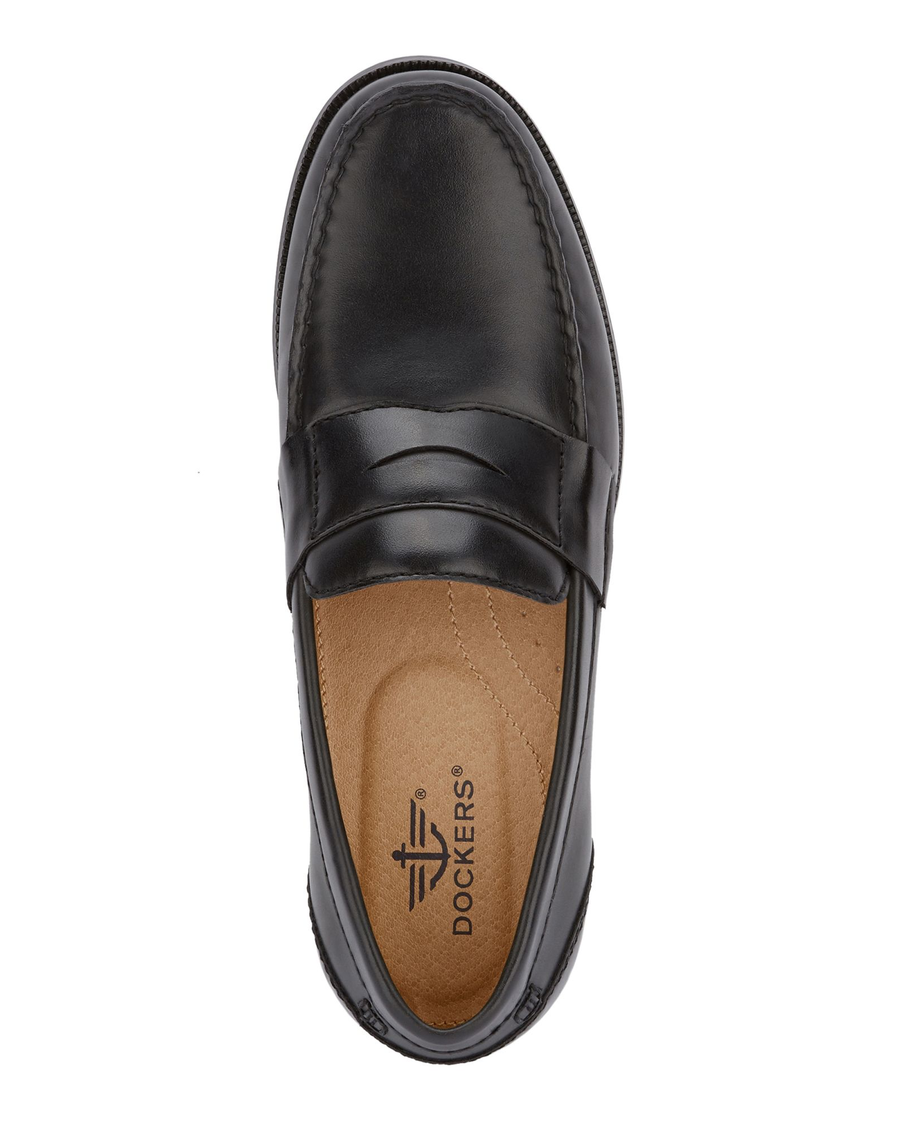 View of  Black Colleague Shoes.