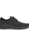 Side view of  Black Cooper Oxford Shoes.