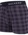 View of  Black Cotton Stretch Boxer Brief, 4 Pack.