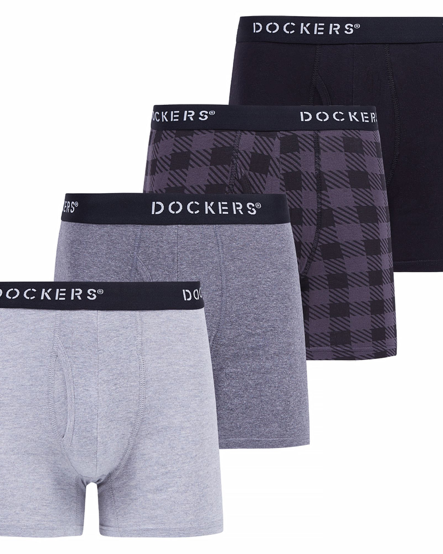 Cotton Stretch Boxer Brief 4 Pack Dockers