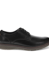 Side view of  Black Easedale Shoes.