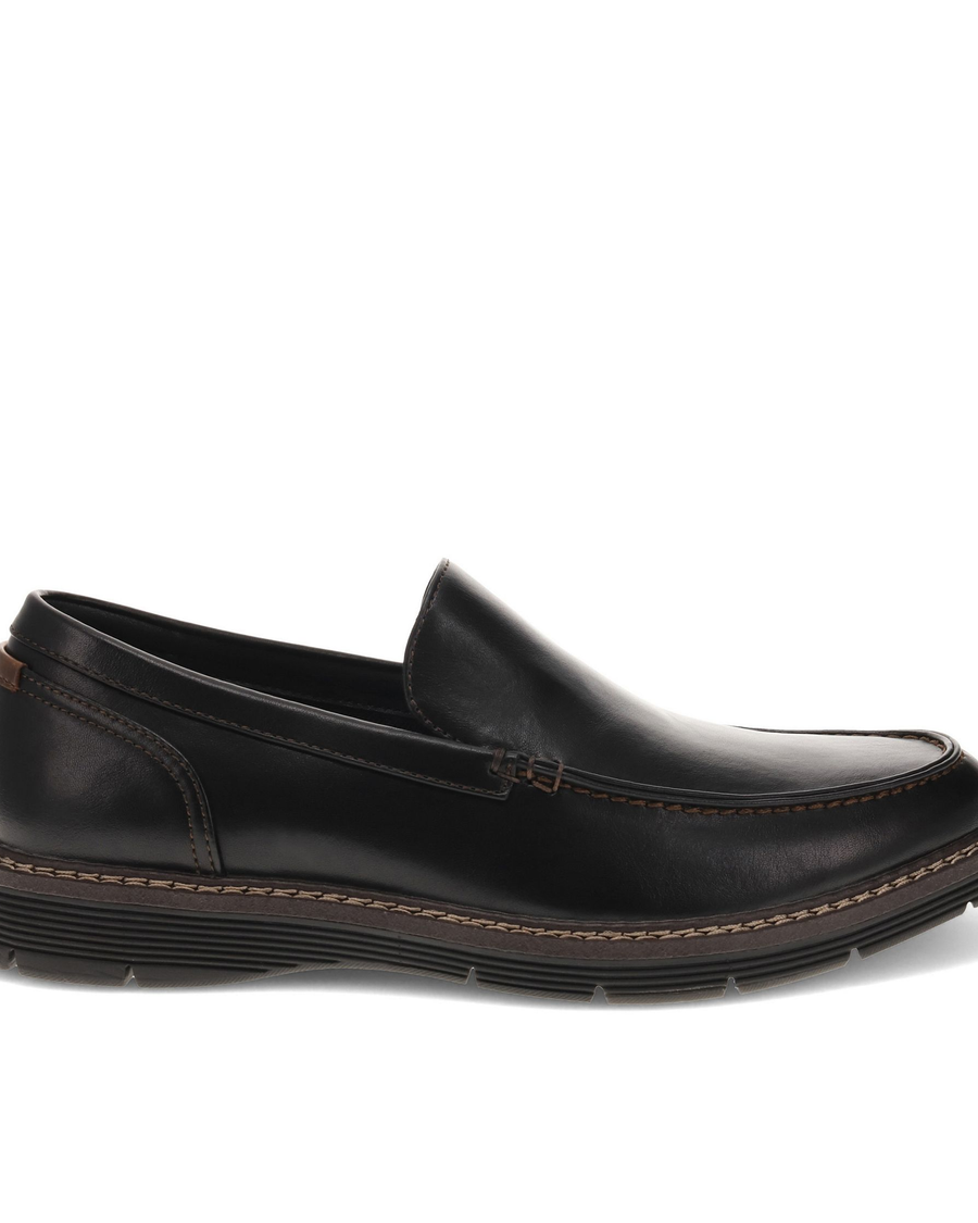 Side view of  Black Elmhurst Shoes.