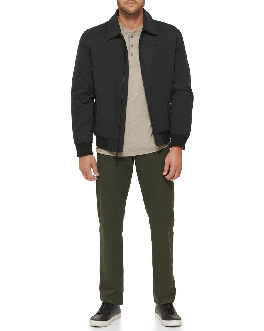 Microtwill Relaxed Laydown Collar Bomber – Dockers®
