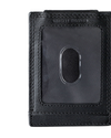 View of  Black RFID Magnetic FPW Wallet.