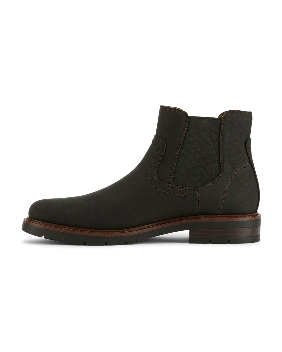 View of  Black Ransom Chelsea Boots.