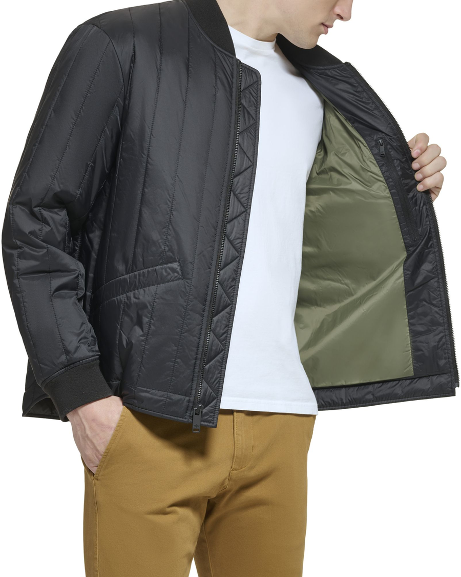 Recycled Nylon Channel Quilted Bomber Jacket – Dockers®