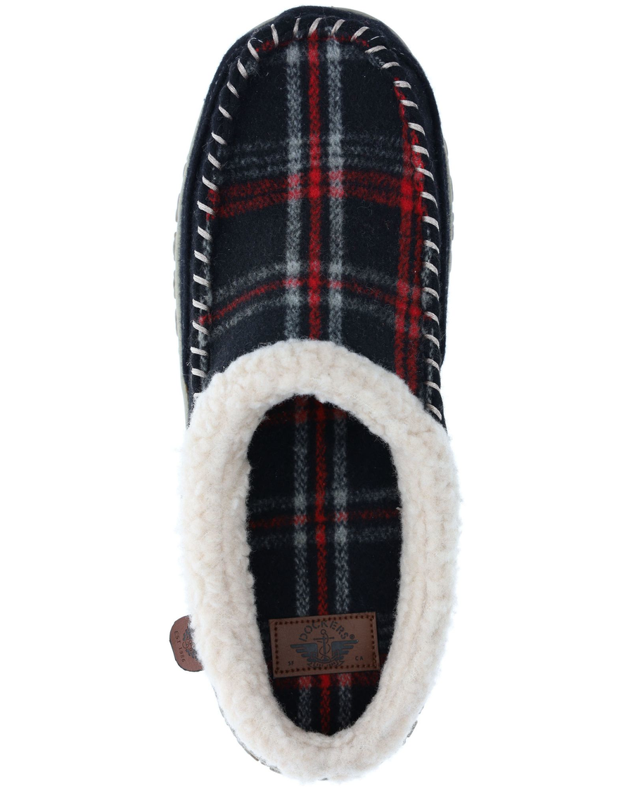 View of  Black Rugged Clog Slippers.