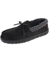 Front view of  Black Rugged Lodge Moccasin.