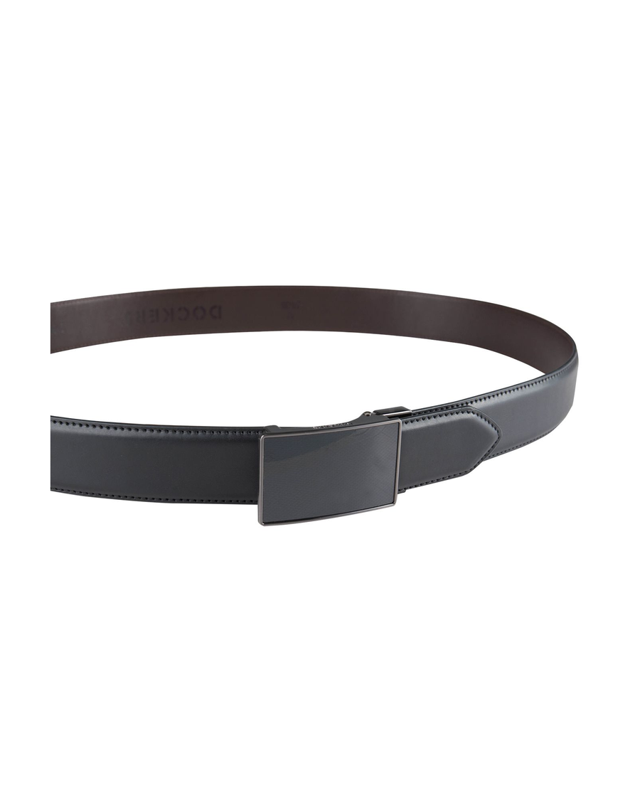 View of  Black Semi Auto Plaque Belt.