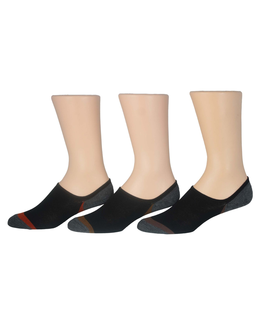 View of  Black Sock Liners, 3 Pack.