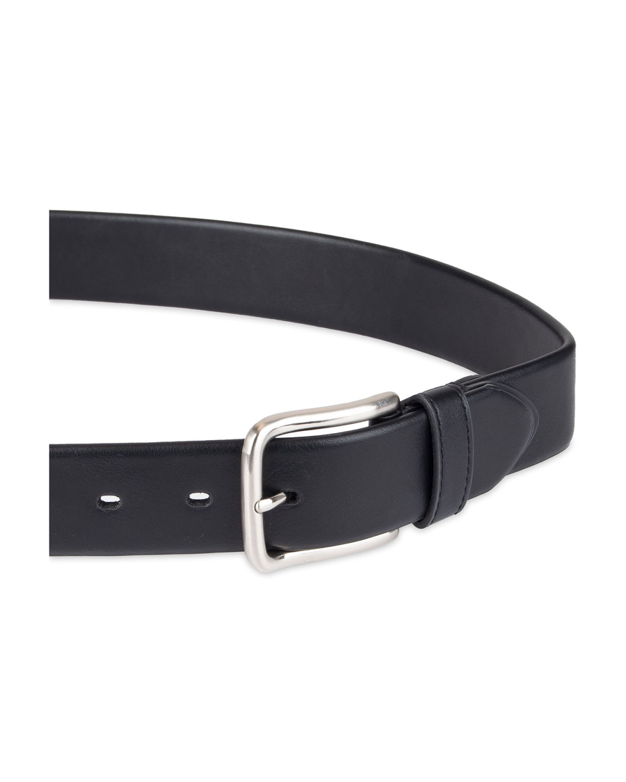 Plus Size Belts, Brushed Silver Stretchy Belt, Made In USA