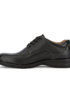 View of  Black Trustee Oxford Shoes.