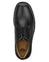 View of  Black Trustee Oxford Shoes.
