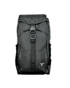 Front view of model wearing Black Utility Backpack, 20 L.
