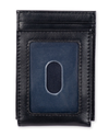 Back view of  Black Wide Magnetic FPW Wallet.