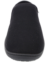 View of  Black Wool Slip-on Slippers.