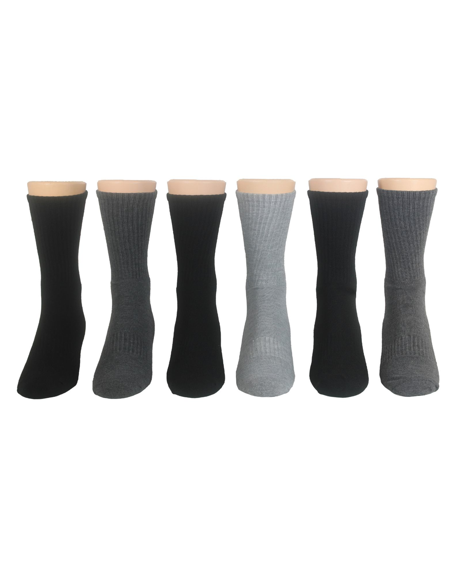 Essentials Men's 6-Pack Performance Cotton Cushioned Athletic Crew  Socks : : Clothing, Shoes & Accessories