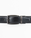 View of  Black/Tan Reversible Belt.