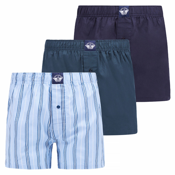 Cotton Woven Boxers, 3 Pack – Dockers®