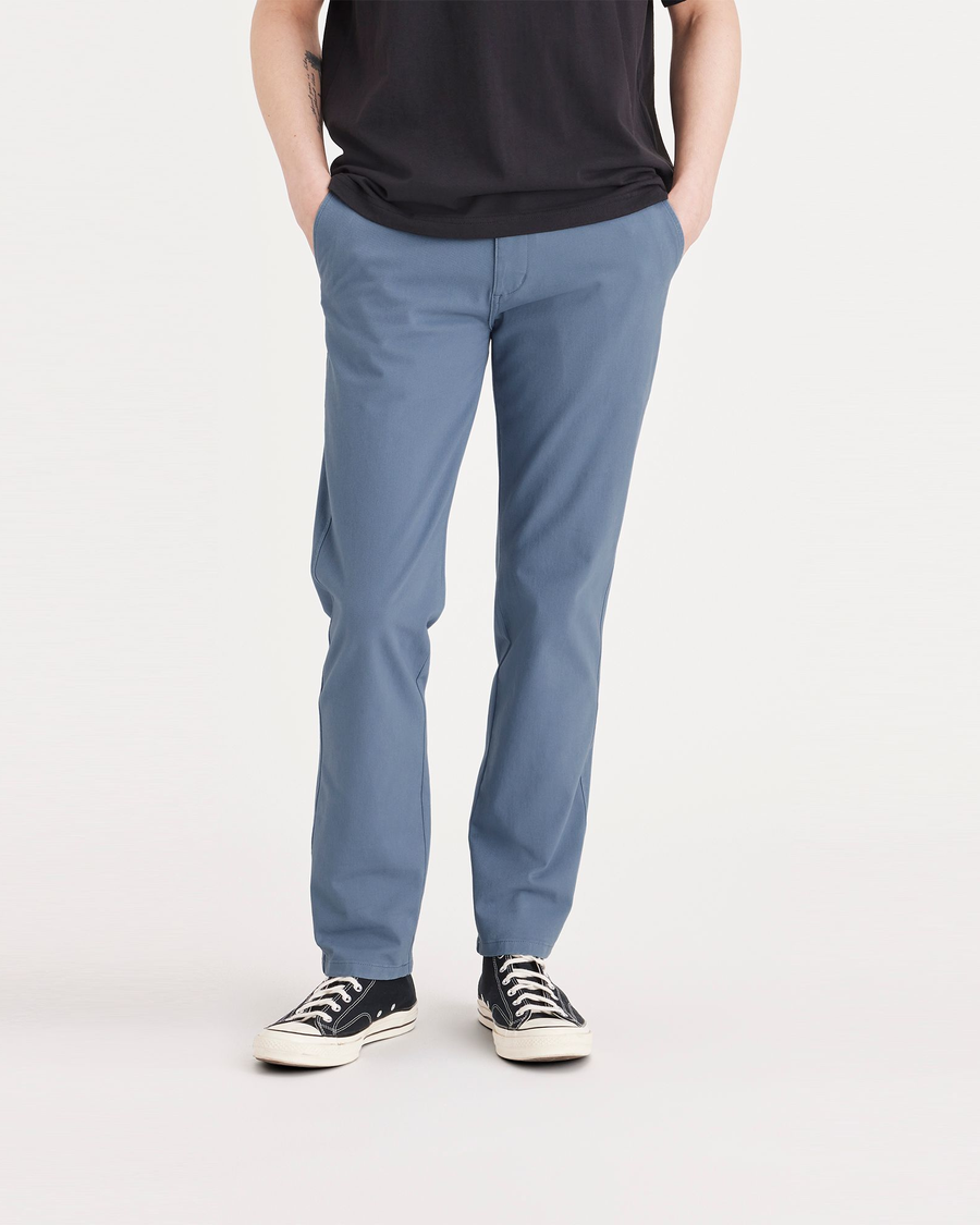 Front view of model wearing Bluefin Ultimate Chino, Slim Fit.