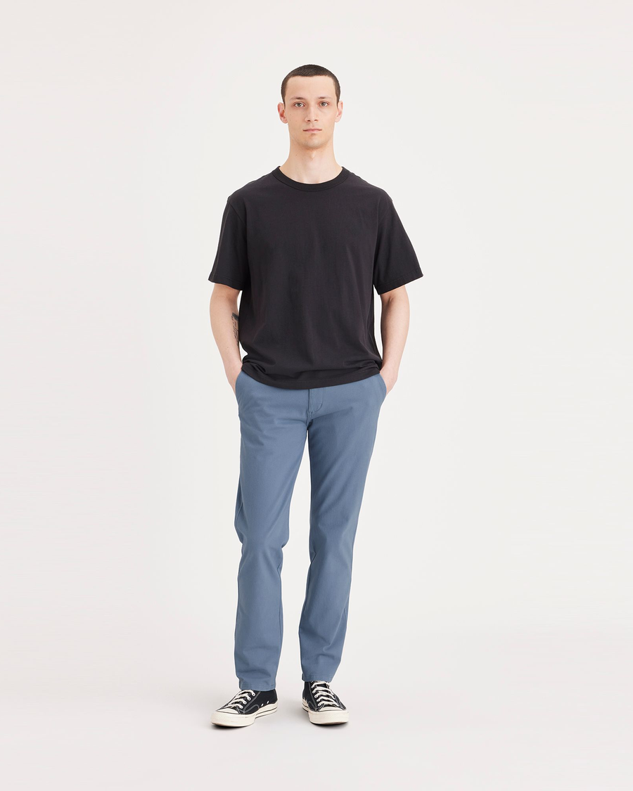 Front view of model wearing Bluefin Ultimate Chino, Slim Fit.