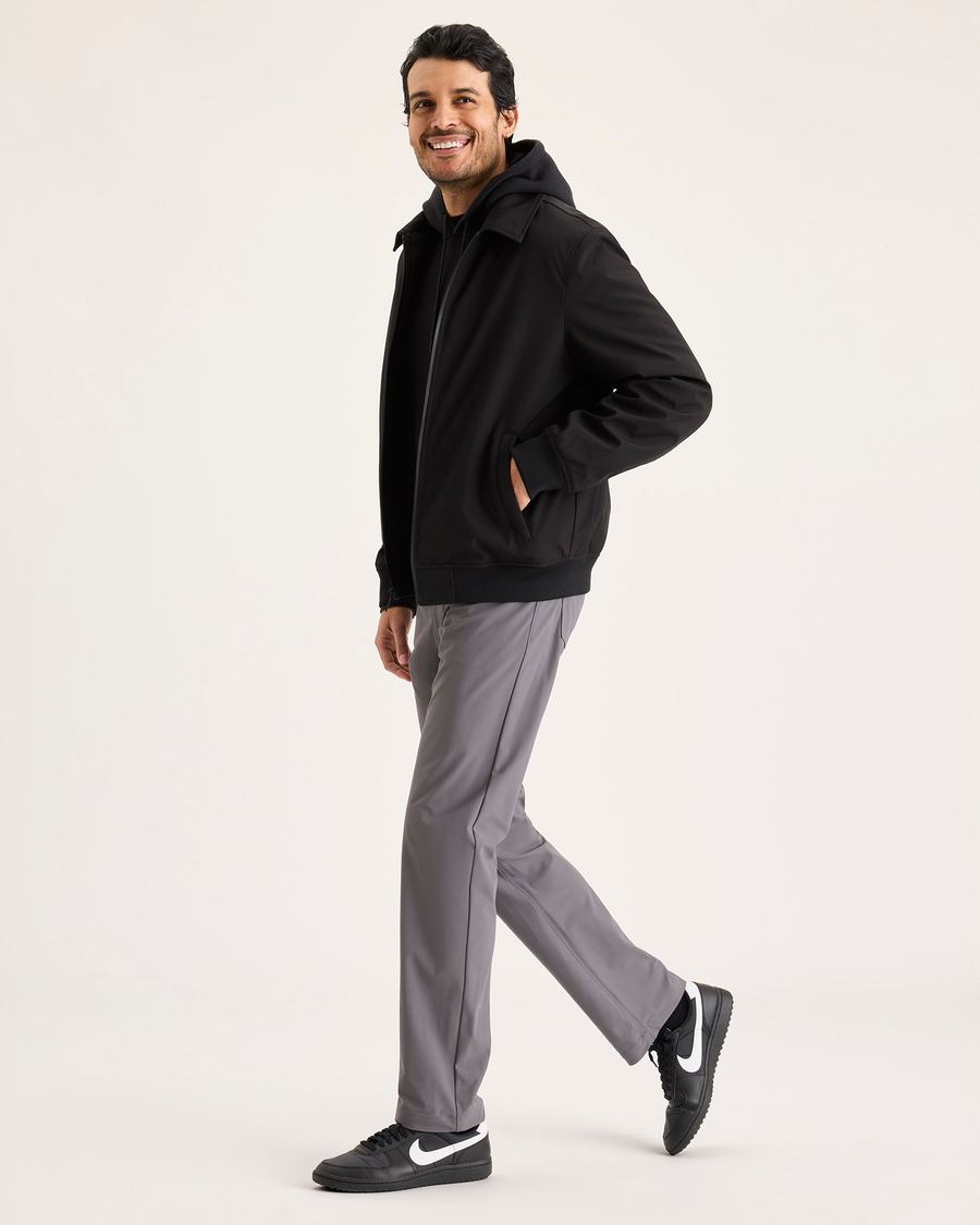 View of model wearing Boulevard Go Airweave 5-Pocket, Straight Fit.