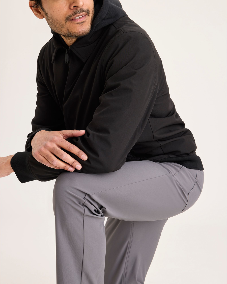 View of model wearing Boulevard Go Airweave 5-Pocket, Straight Fit.