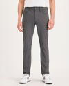 Front view of model wearing Boulevard Go Airweave Chino, Slim Tapered Fit.