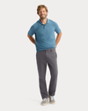 View of model wearing Boulevard Go Pro Pant with AceFlex, Slim Fit.