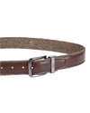 Front view of  Brown Reversible Fabric Belt, 35 MM.