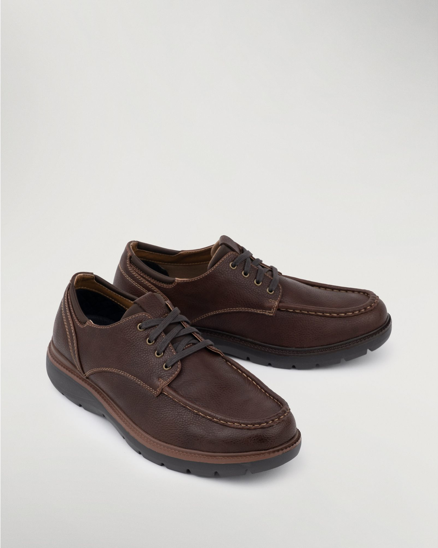 Front view of  Brown Rooney Shoes.
