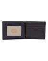 View of  Brown/Navy Slimfold Wallet with Removable Card Case.