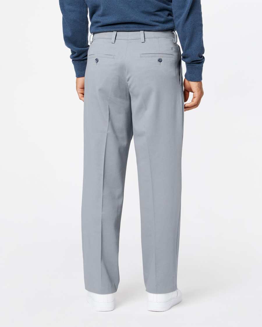dockers dress pants pleated Dockers Men's Easy Khaki Stretch Classic Fit Pleated Pants