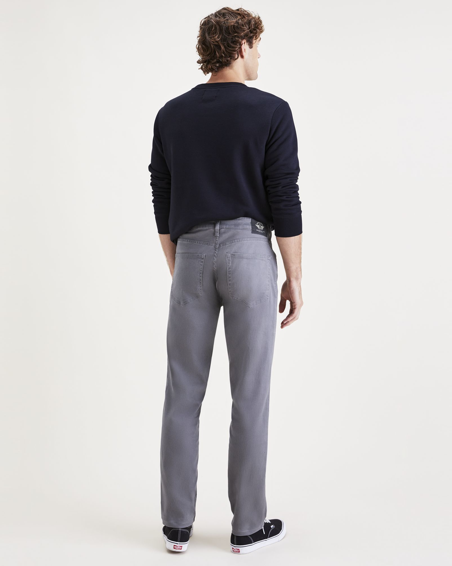 Denim & Co. Original Waist Stretch Crop Pants with Side Pockets 