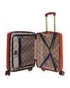 View of  Burnt Orange Tourney Luggage Set (3 Piece).