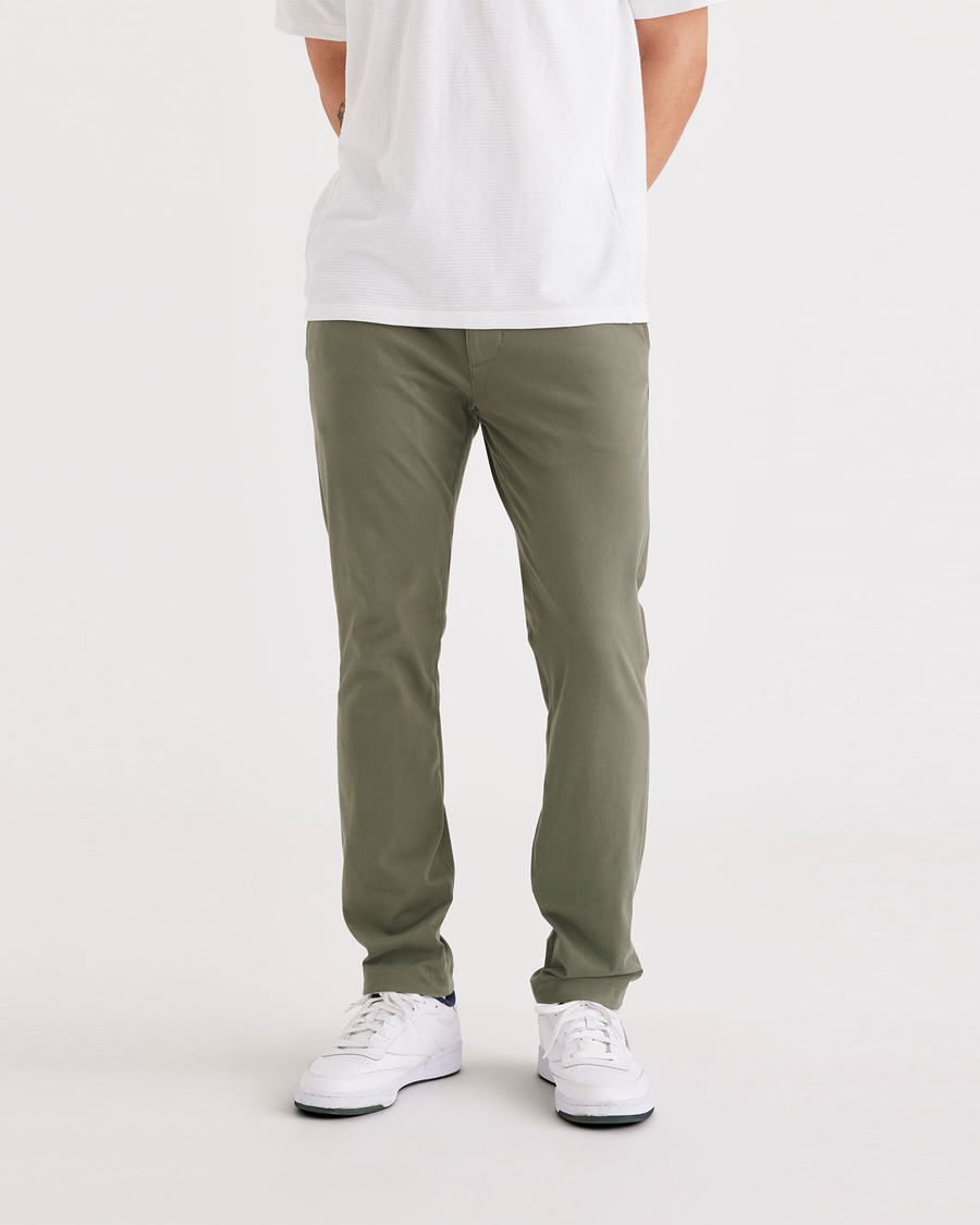 Front view of model wearing Camo Go Lifestyle Chino, Skinny Fit.