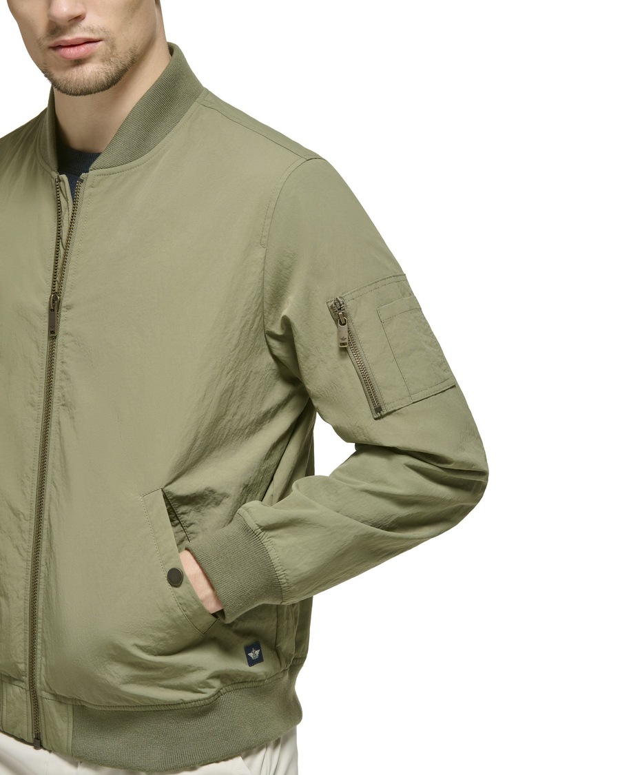 Recycled Sail Nylon Bomber Jacket Dockers