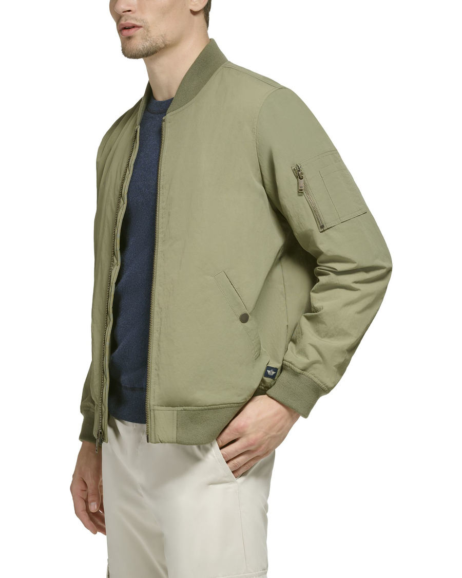 Recycled Sail Nylon Bomber Jacket Dockers