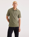 Front view of model wearing Camo Original Polo, Slim Fit.