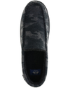View of  Camo Ultrawool Venetian Moccasin with Plaid Lining.